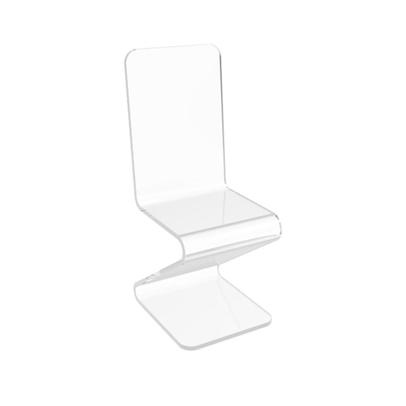 Chair, Clear Ghost Acrylic - Z LED Design 10035-2 Returned Unit