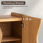 Buffet 57 po avec 4 portes géométriques