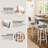 Euphemie 2 - Person Counter Height Bar Table Set with 2 Upholstered Stool Chairs-1433333993