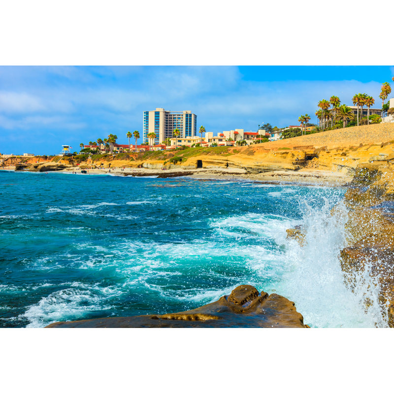 La Jolla Coastline by Ron And Patty Thomas - Wrapped Canvas Print, 51cm H x 76cm W