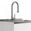 Armoire à linge 28 po avec robinet et évier en acier inoxydable 28 po - Blanc-566675990