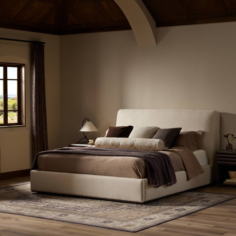 Colt Platform Bed-Irving Flax-Queen, Queen