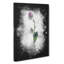 A Single Purple Flower - Wrapped Canvas-56642122