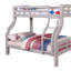 Lit transitionnel simple au-dessus d'un lit superposé simple de style transitionnel-566288017