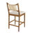 Massillon Modern Urban Rubberwood Upholstered Counter Stool with Woven Backrest-1563804722-1563804721