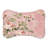 Shabby Elegance Pink Patterns - 1 Piece Bone Shape Feeding Mat