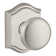 Round Single Dummy Door Knob with Traditional Arch Rose