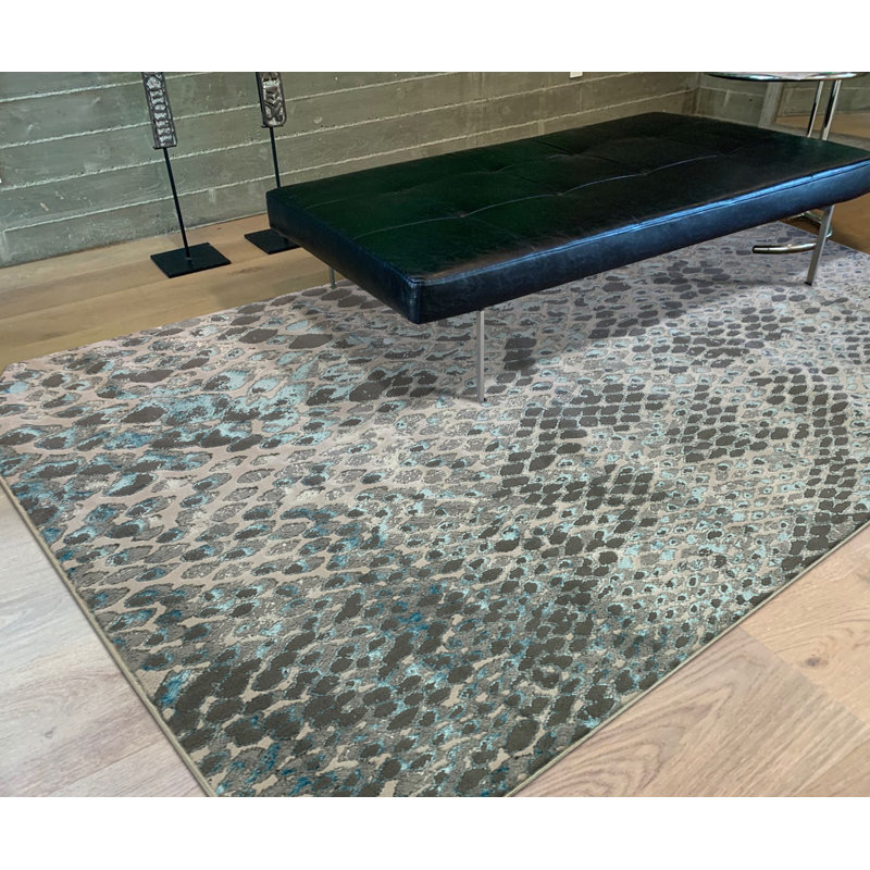 Dooling Abstract Indoor Rug, Rectangle 7'11" x 10'2"
