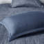 Édredon bleu marine en microfibre douce 7 pièces-117583626