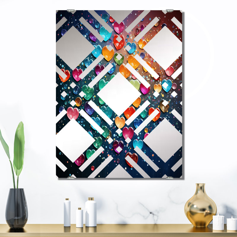 Almendares - Miroir mural Pop Art MIR135798, 32 po x 24 po