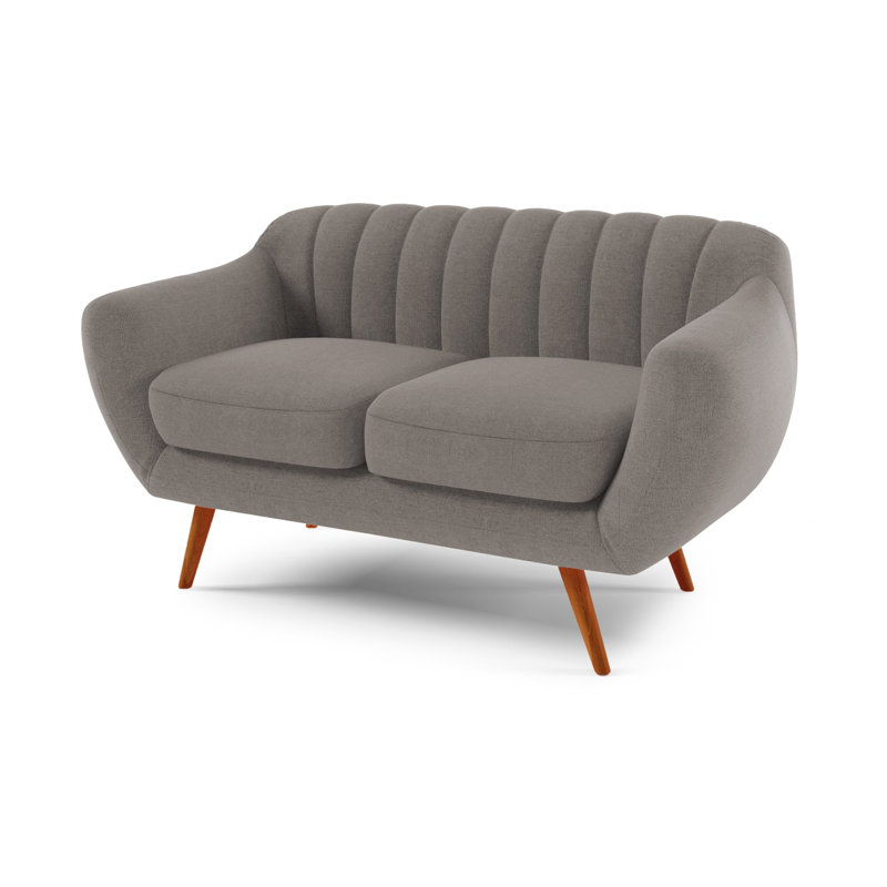 Katharine 2 Seater Loveseat, Light Grey
