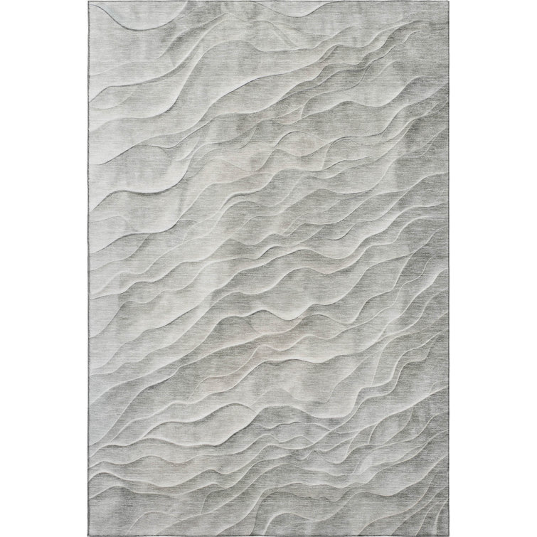 Premium Machine Washable Harjo AMF1614 Waves Rug