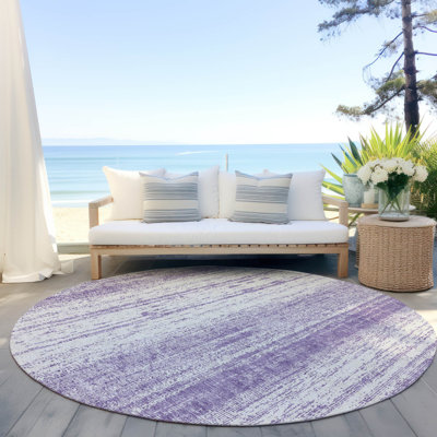 Malek Washable Abstract Indoor / Outdoor Rug