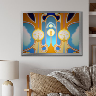 Futur géométrie de l'éveil de la Conscience - reproduction d'art moderne sur toile géométrique