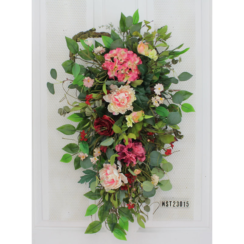 Faux Hydrangea, Peony, Rose Swag