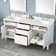 Angle 72.01'' Double Bathroom Vanity with Marble Top