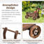 Calumet Wood Wheelbarrow Planter