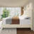 Axyl Velvet Bed Frame, 50.2" Tall Headboard & Footboard, Upholstered Platform Queen Bed Frame With Nailhead Trim, No Box Spring Needed, Noise Free, Solid Wooden Slats-1612100809-1612100808
