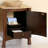 Crisler 26'' Single Bathroom Vanity with Travertine Top-25932735