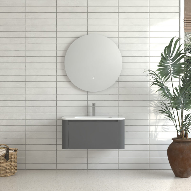 Meuble-lavabo mural 30 po avec lavabo