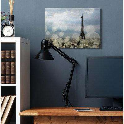 «Eiffel Tower Paris City Landscape Photo», impression sur toile