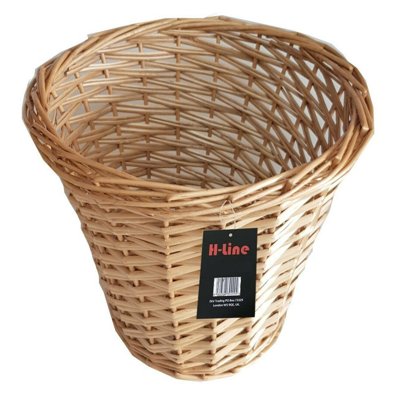 H-line Wicker Decorative Basket, Brown