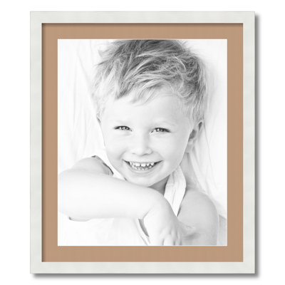 Wood Matte Picture Frame with Mat