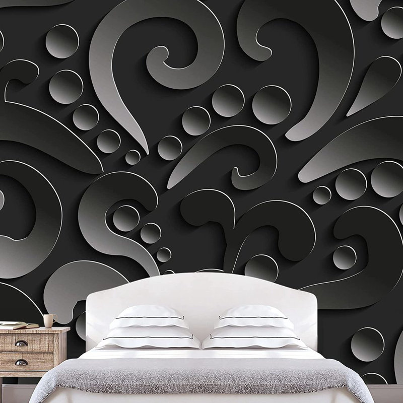 Tapisserie murale «Shadow Plant Vine», L 100 po x l 144 po