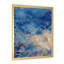 Abstrait classique bleu et or II - peinture sur toile-67380459-67380455
