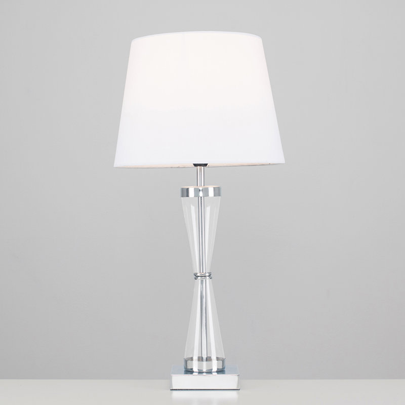 Forslund 52cm Table Lamp Set, White, Not Included