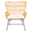 Fauteuil papillon en lin 28,4 po-814755549