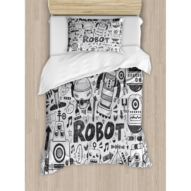 Quilt Set, Twin Duvet Cover + 1 Standard Sham