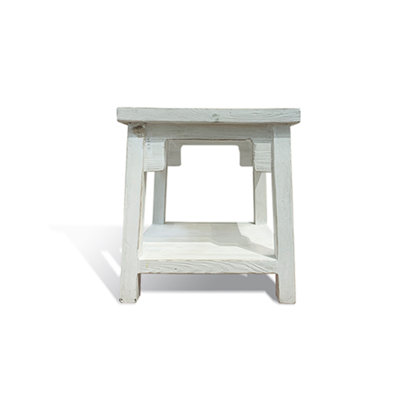 White Wash End Table