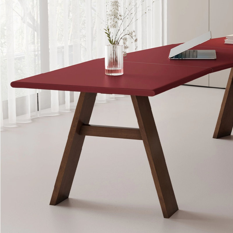 Bureau italien de style minimaliste, H 29,53 po x l 70,87 po x P 31,5 po