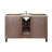 Davian 58'' Single Bathroom Vanity with Top-90690230