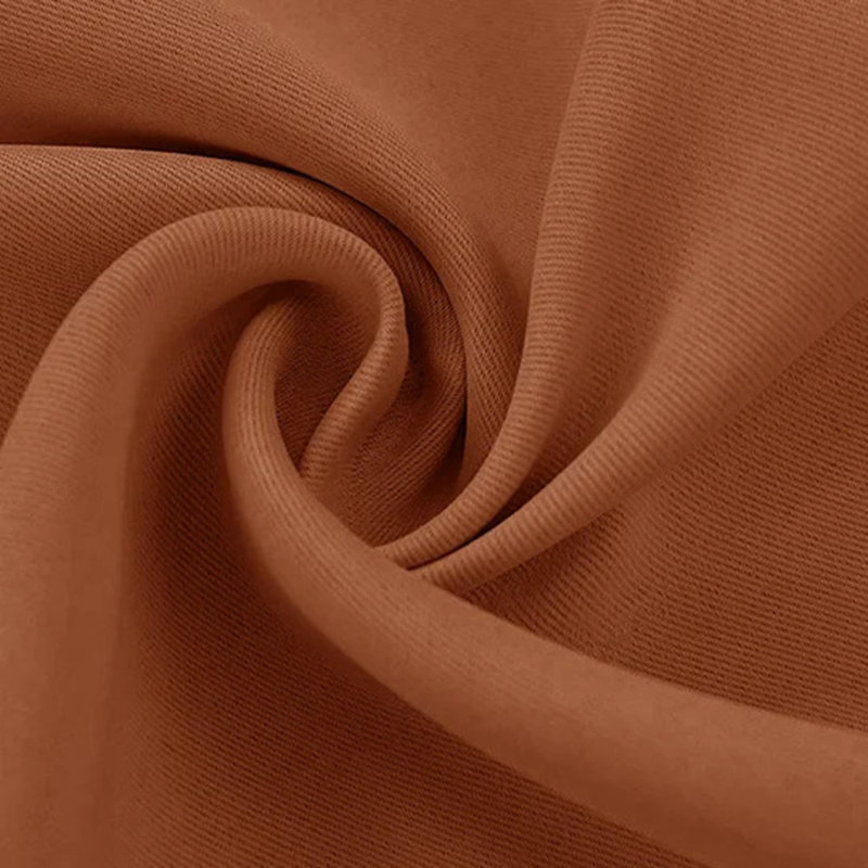 Blackout Curtains for Living Room Thermal Insulation Room Darkening Rod Pocket Drapes, 52" W x 72" L, Burnt Orange