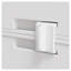Armoire-penderie pliante portative avec tringle et 6 compartiments HOMcom, organisateur de rangement en ABS blanc