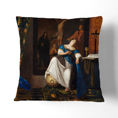 Allegory of the Catholic Faith Scatter Cushion