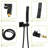 10 Inch Wall Mounted Dual Square Shower Head System - Oil Rubbed Bronze Finish Head, Rubber-127676594