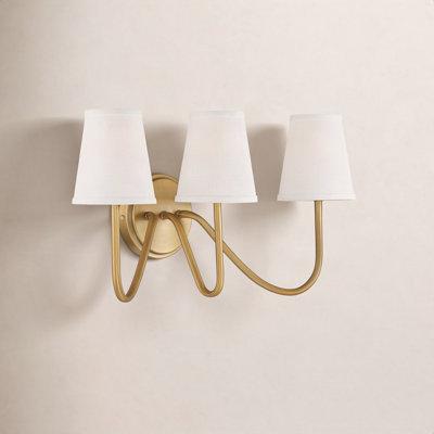 Mariposa 3-Light Dimmable Armed Sconce