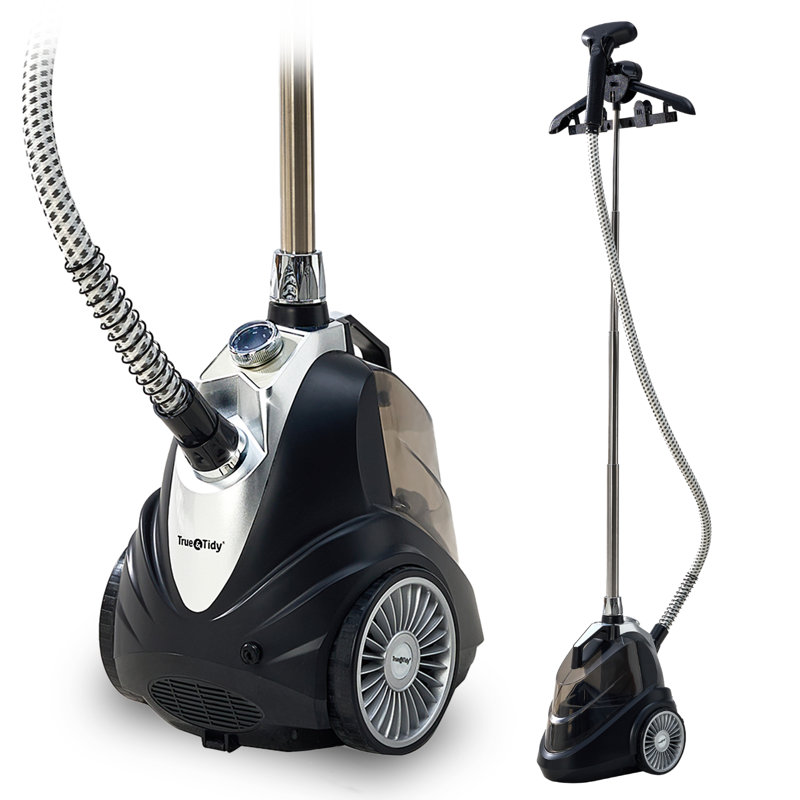 True & Tidy Intelligent Luxury Upright Garment Steamer With 9 Setting And Auto Off, Matte Black