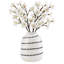 Modern Stoneware Ceramic Vase with Contemporary Design - Decorative Versatile Accent Piece for Stylish Interiors
