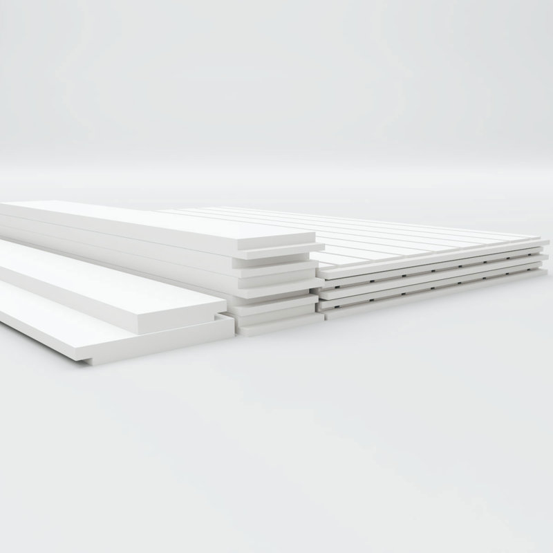 Ensemble de lambris en PVC, H 36 po x l 94,5 po x P 0,625 po