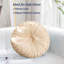 Coussin décoratif en velours rond 15 po (ensemble de 2)-99953112