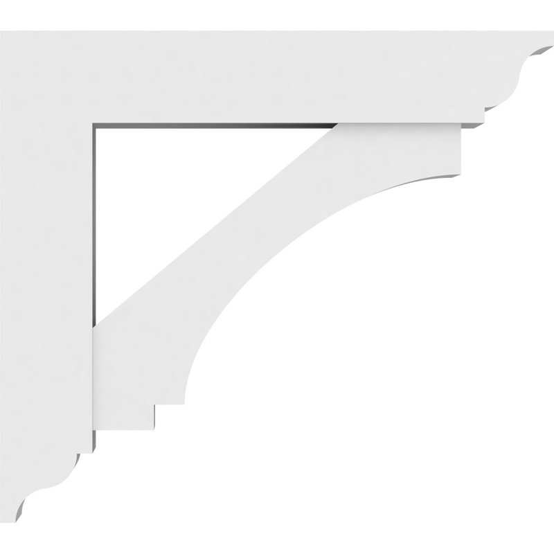 Support standard en uréthane Signature Imperial avec extrémités traditionnelles, brun clair apprêté