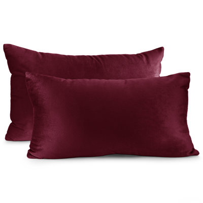 Housse de coussin décoratif en velours