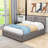 Carlitha Queen 2 Drawers Upholstered Platform Bed with Twin XL Trundle-19869911