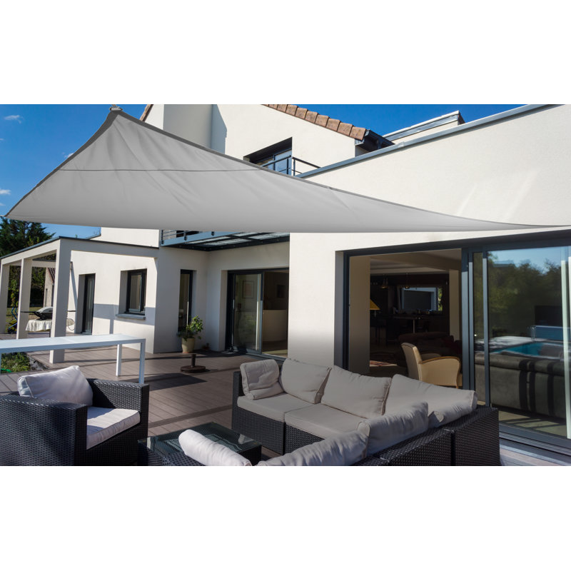 Concave Sun Shade Triangle 460cm, Grey