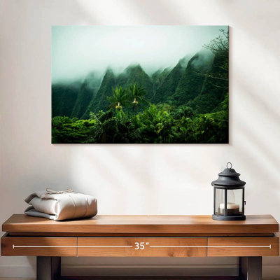 Paysage brumeux de Kaneohe
