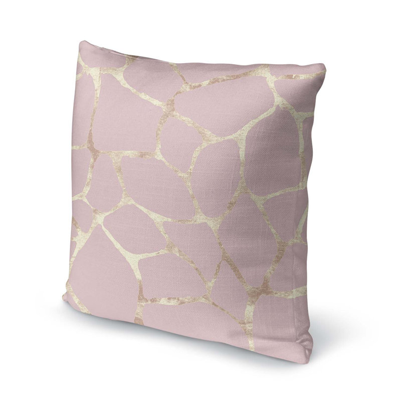 Cotton Blend Outdoor Reversible Throw Pillow, 24" x 24"